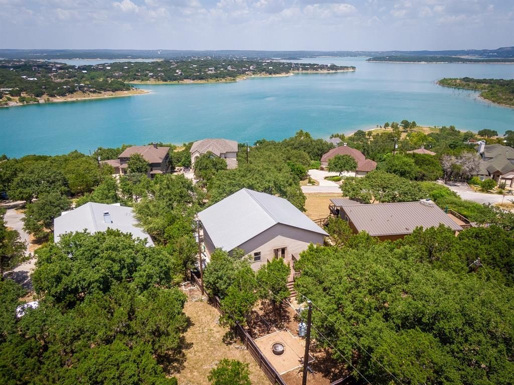 785 Lake Forest, Canyon Lake, TX — aerial view over Canyon Lake